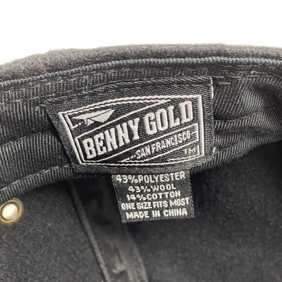 Benny Gold Championship Golden State Hat San Francisco Wool Blend Snapback - Picture 6 of 6